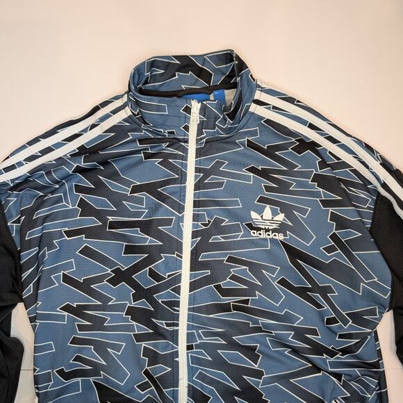 Adidas Shattered Stripe Jacket Men's Medium - Picture 1 of 8